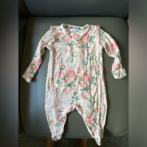 Floral MagneticMe Onesie - Modal fabric - Newborn 5-8lbs